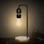 Lampe Magnétique Noire avec Socle élégant