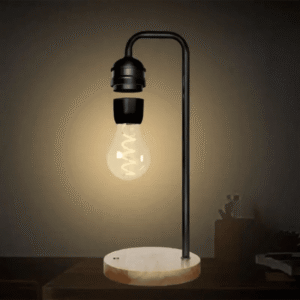 lampe magnetique noire avec socle elegant blanche 720 1