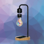 Lampe Magnétique Noire avec Socle élégant