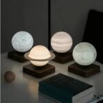 Lampe Magnétique Saturne Design Contemporain