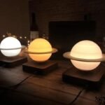 Lampe Magnétique Saturne Design Contemporain