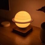 Lampe Magnétique Saturne Design Contemporain