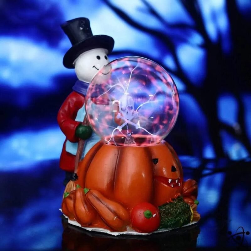 Lampe Plasma Citrouille Originale pour Halloween