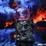 Lampe Plasma Crâne & Visage Halloween