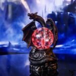 lampe plasma dragon pour halloween amusant une tete 488 1