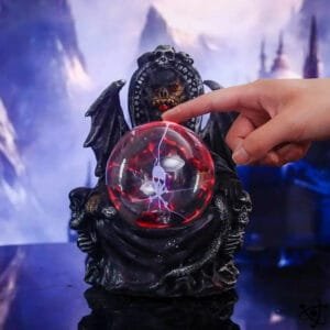 Lampe Plasma Magicien Démoniaque pour Halloween - Lampe Plasma