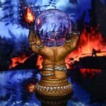 lampe plasma main de sorciere pour halloween mains b 933 1