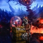 Lampe Plasma Zombie Bar pour Halloween - Lampe Plasma