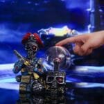 Lampe Plasma Zombie Pirate pour Halloween - Lampe Plasma
