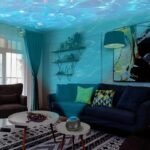Lampe Led Colorée Vagues Océaniques Ambiance Relaxante