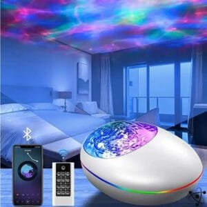 Lampe Projeteur de Vagues Océaniques Led Colorée - Projecteur