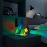 lampe pyramide infini elegante en verre dichroique grande veilleuse 215 1