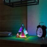 lampe pyramide infini elegante en verre dichroique veilleuse 508 1