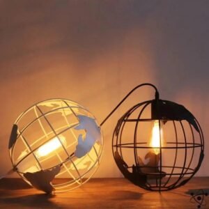 lustre spherique metal design industriel 416 1