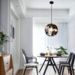 lustre spherique metal design industriel 647 1