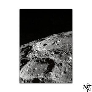magnifique poster photo de la surface lune 30cm x 45cm affiche 142 1