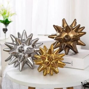 Oursin en Céramique pour un Art Décoratif Raffinement Inégalé
