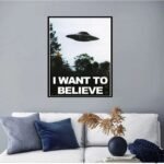 peinture ovni x files le moyen ideal pour decorer 13cm x 18cm affiche 933 1