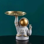 plateaux astronautes peace pour une decoration spatiale fun gris 741 1