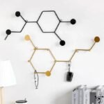 porte manteau moleculaire design compact accroche murale 713 1