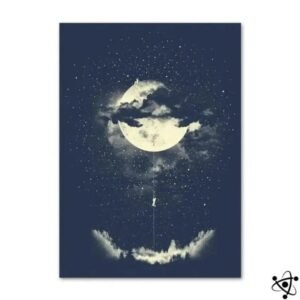 poster amour lunaire clair et mysterieux 30cm x 40cm affiche 429 1