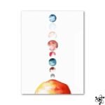 poster aquarelle planetes du systeme solaire affiche 794 1