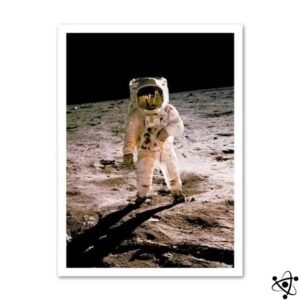 poster astronaute buzz aldrin apollo sur la lune 30cm x 40cm affiche 383 1