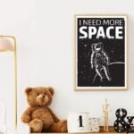 poster astronaute i need more space decor inspirant 30cm x 40cm 187 1