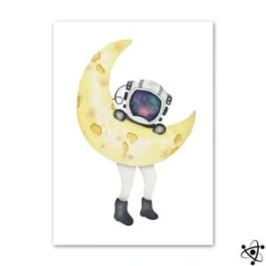 poster astronaute pour chambre denfant 30cm x 40cm affiche 905 1