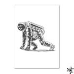poster astronaute pour decoration unique 30cm x 40cm affiche 746 1