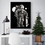 poster astronaute skater pour decor original affiche 572 1