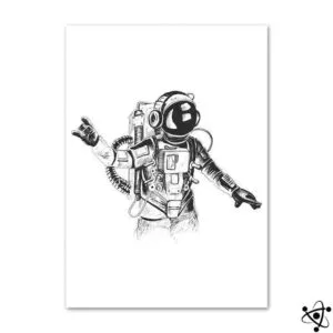 Poster Astronaute Spatial Déco Science