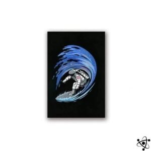poster astronaute surfer des etoiles pour une decoration spatiale 943 1