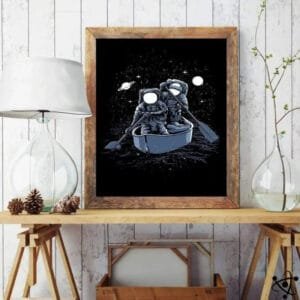 Poster Astronautes élégant pour votre Décor - Affiche