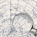 Poster Carte Ciel Nocturne Hémisphère Nord