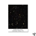 poster champ profond dhubble elegance astronomique affiche 454 1