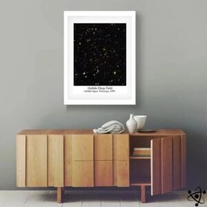 poster champ profond dhubble elegance astronomique affiche 764 1
