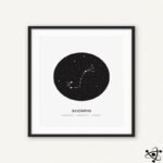 poster de constellations elegant pour decoration unique 30cm x 136 1