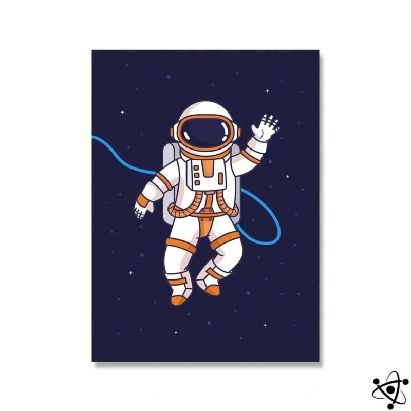 poster imprime astronaute dans lespace decoration unique 30cm x 508 1