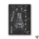poster mission mercury lancement et atterrissage 30cm x 40cm affiche 735 1