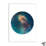poster nebuleuse de la carene telescope spatial hubble 13cm x 18cm 302 1