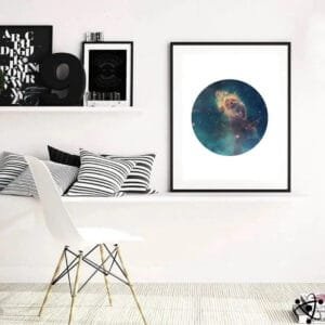 Poster Nébuleuse de la Carène Télescope Spatial Hubble - Affiche