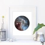poster nebuleuse tete de singe eclatant affiche 669 1