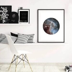 poster nebuleuse tete de singe eclatant affiche 699 1