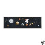 poster parcours astronaute dans lespace unique decoration affiche 758 1