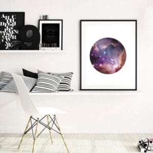 Poster Petit Nuage de Magellan étoilé - Affiche