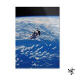 poster photo astronaute dans lespace 30cm x 40cm affiche 626 1