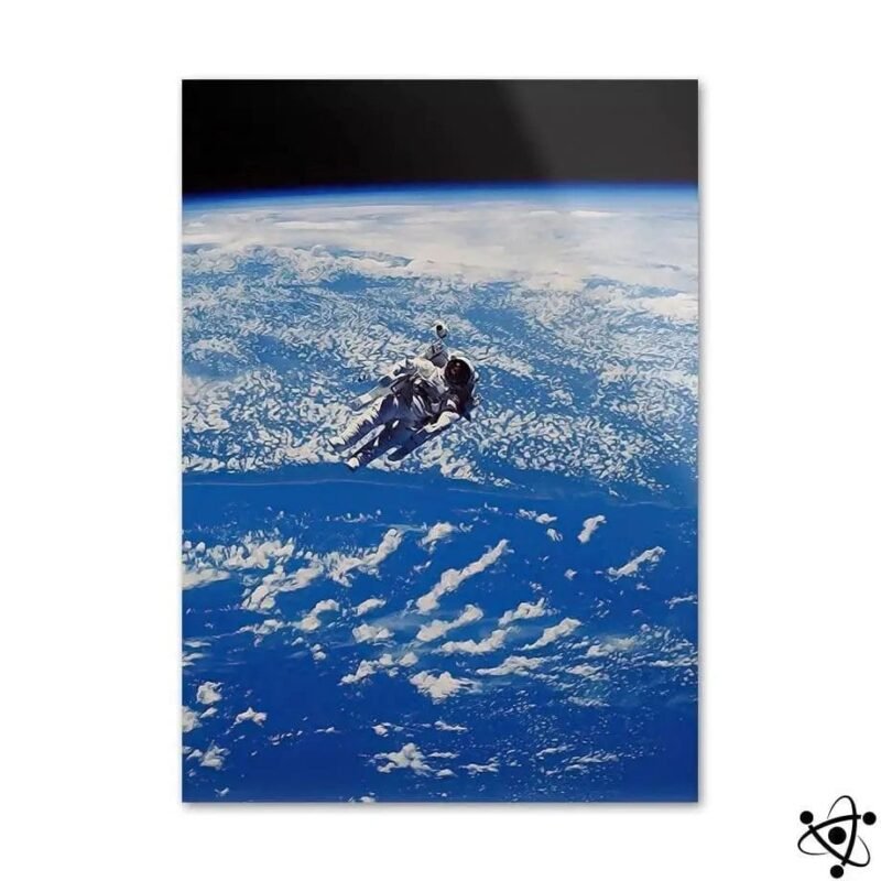 poster photo astronaute dans lespace 30cm x 40cm affiche 626 1