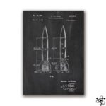 poster plan werner von braun space exploration 30cm x 40cm affiche 809 1