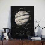 poster planete jupiter decoration murale unique 30cm x 42cm affiche 748 1